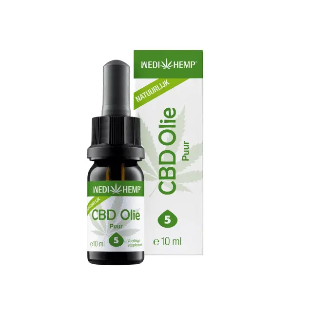 Wedihemp Puur 5% CBD olie 10ml