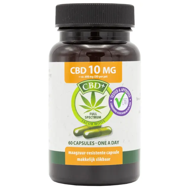 Jacob Hooy CBD capsules 60 stuks