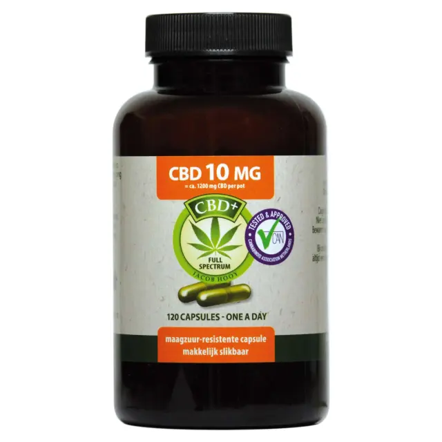 Jacob Hooy CBD capsules 120 stuks