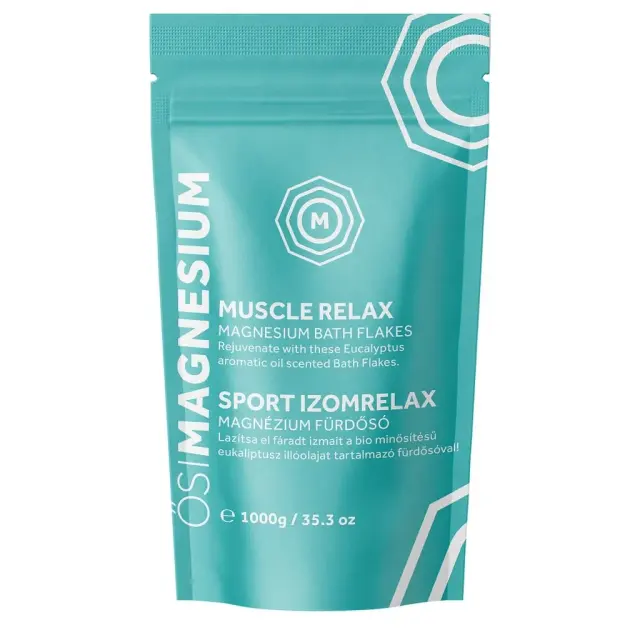 Een pakket OsiMagnesium - Spierontspanning Magnesium Bath Flakes, badvlokken