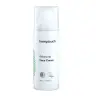 Witte fles Balancerende gezichtscrème met CBD van Hemptouch met veganistisch label, 50 ml formaat, geïsoleerd op een effen achtergrond. miniatuur