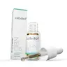 Flesje Cibdol - 5% CBN en 2,5% CBD olie (10 ml) naast de verpakking met de druppeldop eraf. miniatuur