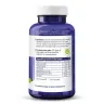 Een flesje Vitakruid - Gebufferde Vitamine C® (90 veganistische capsules) met een gedetailleerd etiket waarop de ingrediënten, gebruiksaanwijzing en voedingsinformatie staan vermeld. miniatuur