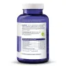 Een flesje Vitakruid - Magnesium 200 Complex® (90 tabletten) in blauwe verpakking vermeldt de ingrediënten en doseringsinformatie op het etiket. miniatuur