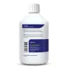 Een witte fles met het opschrift "500 ml" met Nederlandse tekst, een blauw en groen etiket en een witte dop, is de Vitakruid - SilSolutions® (500 ml). miniatuur
