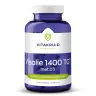Een verpakking Vitakruid - Visolie 1400 TG® met D3, die 90 softgelcapsules bevat, bevat volgens het etiket triglyceriden met 40% EPA en 30% DHA. miniatuur