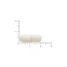 Een Vitakruid - Groenlipmosselextract & Ovomet® (90 capsules) beige capsulepil is afgebeeld naast een liniaal, wat aangeeft dat de lengte ongeveer 2 centimeter is. miniatuur