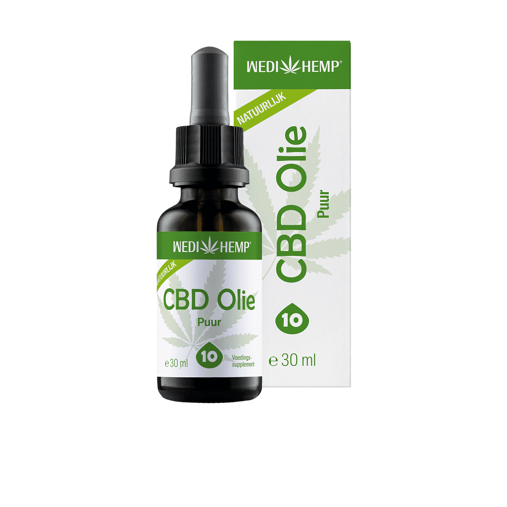 Wedihemp - Puur 10% CBD olie (30ml) - milde smaak