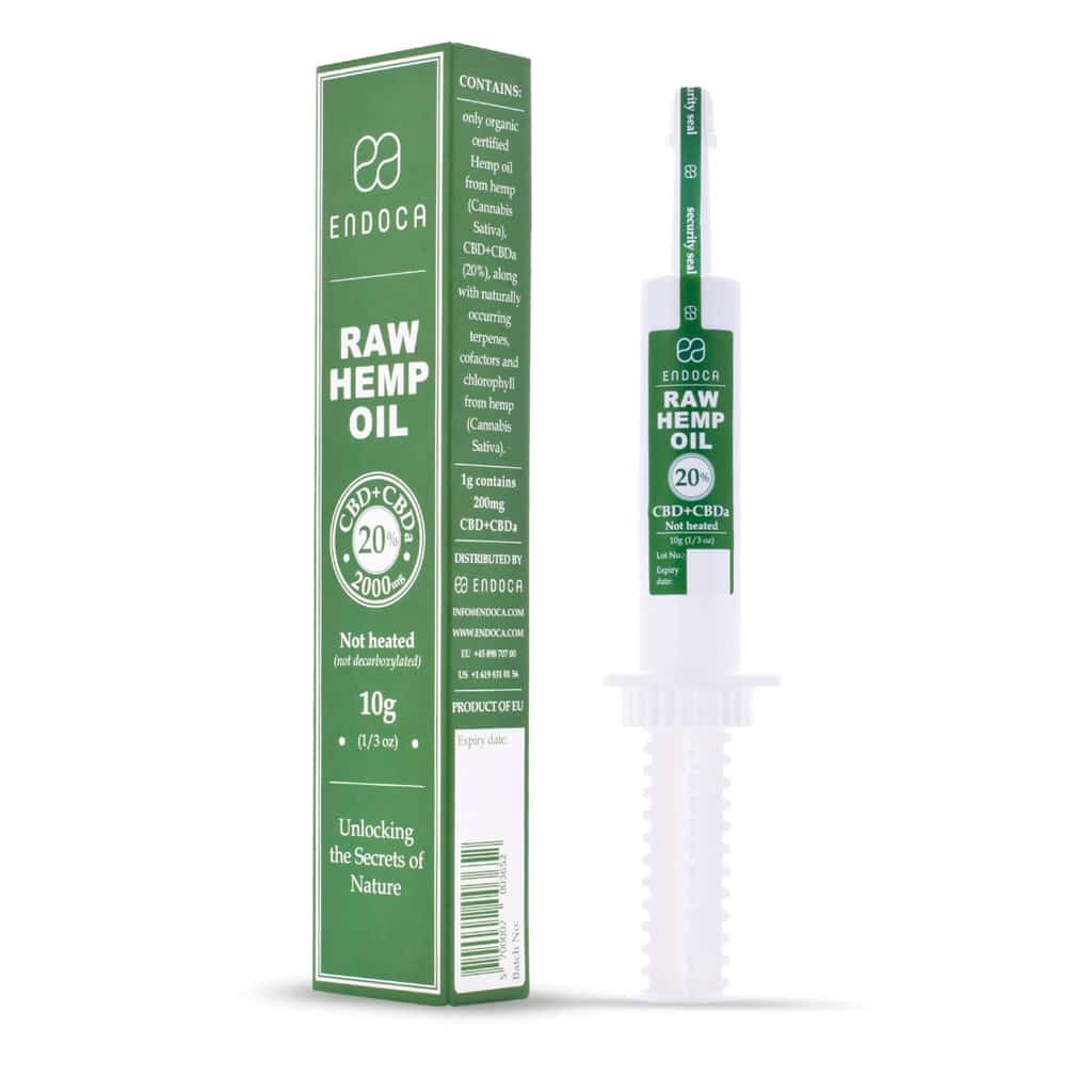 CBD Pasta 20% van Endoca (2000mg CBD) - THT DATUM 01-2026 - Laatste stuks