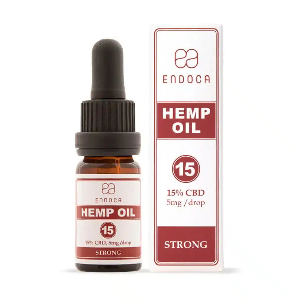 Endoca - Decarb 15% CBD olie (10ml) - milde smaak
